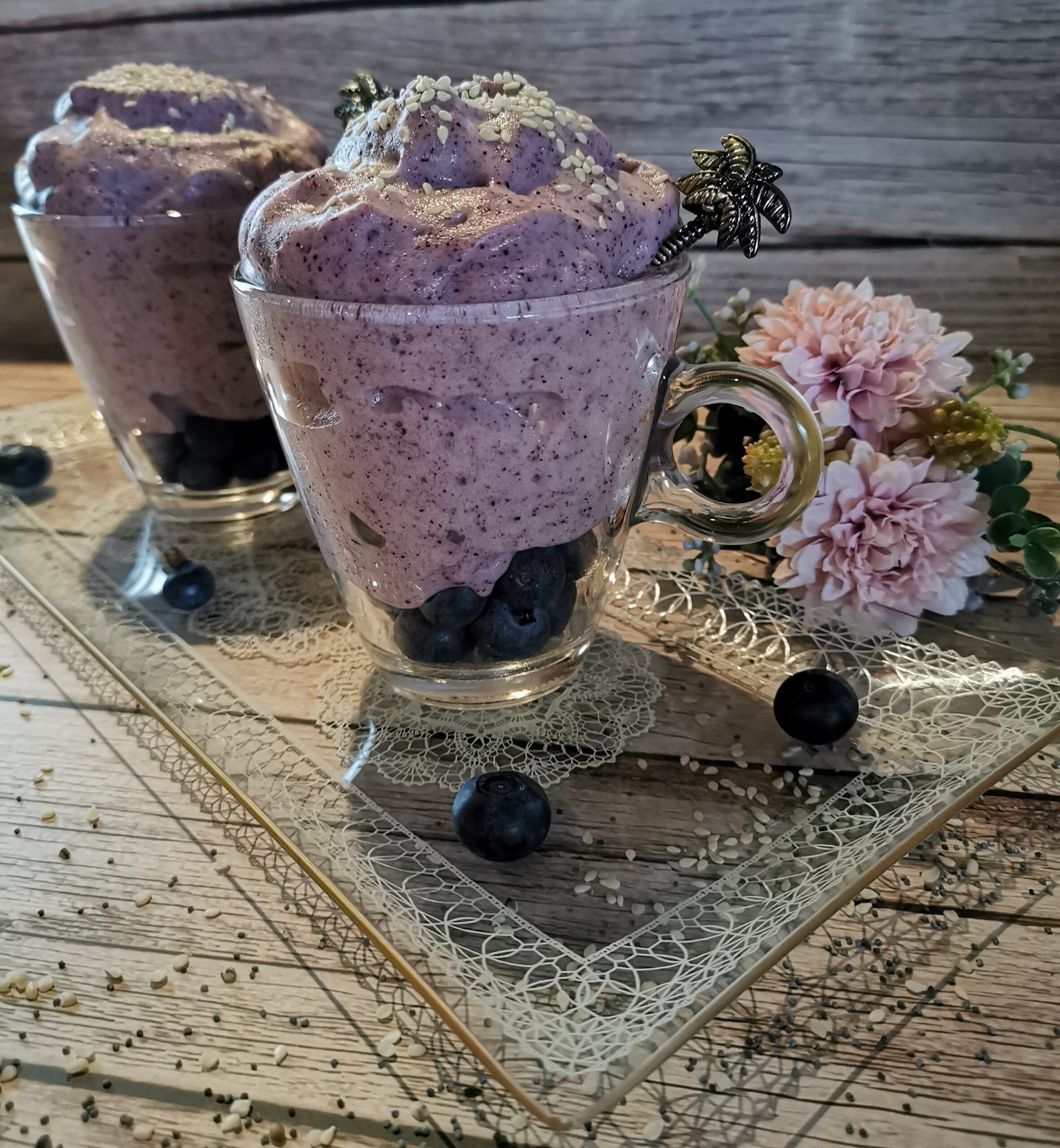 Recept: Eiwitrijke bosvruchten fluff met Wei Proteïne Concentraat
