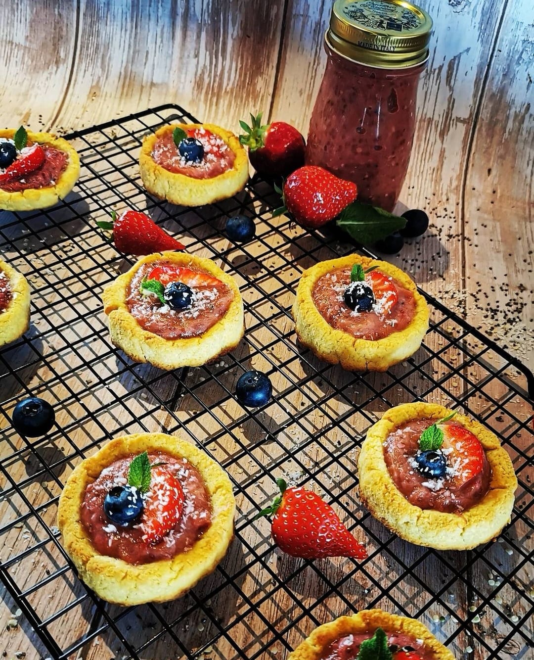 Recept: Mini taartjes met eiwitrijke confituur